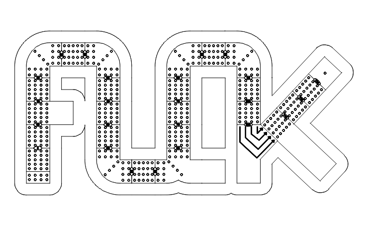 Cribbage Board Pattern Fuck