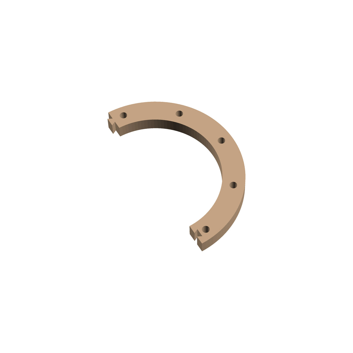 Circle 180° Cribbage Puzzle Piece