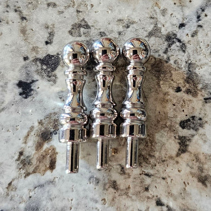 Deluxe 7/64" Metal Cribbage Pegs Set of 12