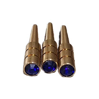 1/8" Crystal Tapered Metal Cribbage Pegs Set of 12