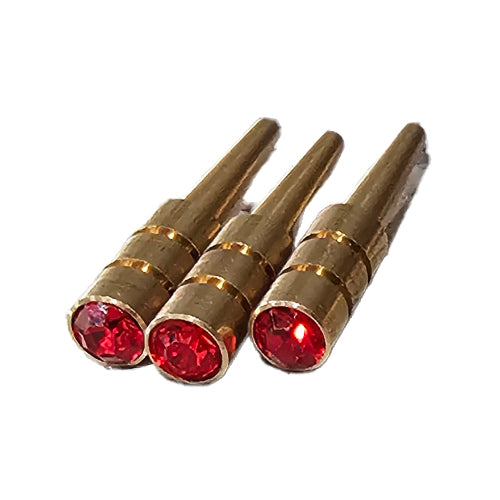 1/8" Crystal Tapered Metal Cribbage Pegs Set of 12