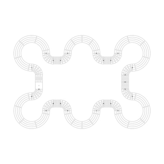 Pool Table Cribbage Board Pattern / Template