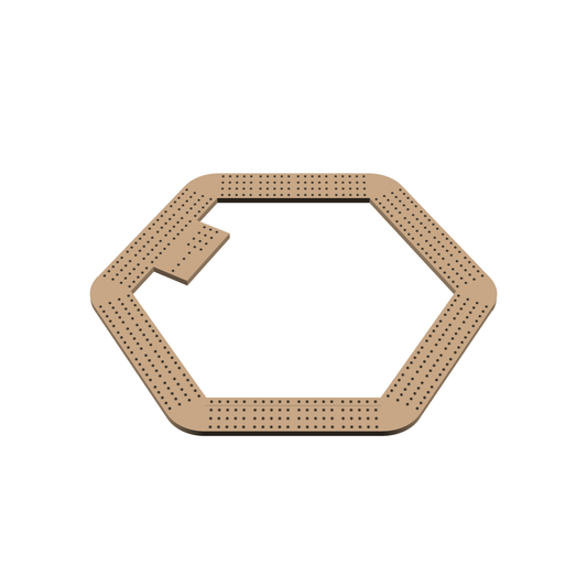 Cribbage Puzzle Pieces Kit Hexagon